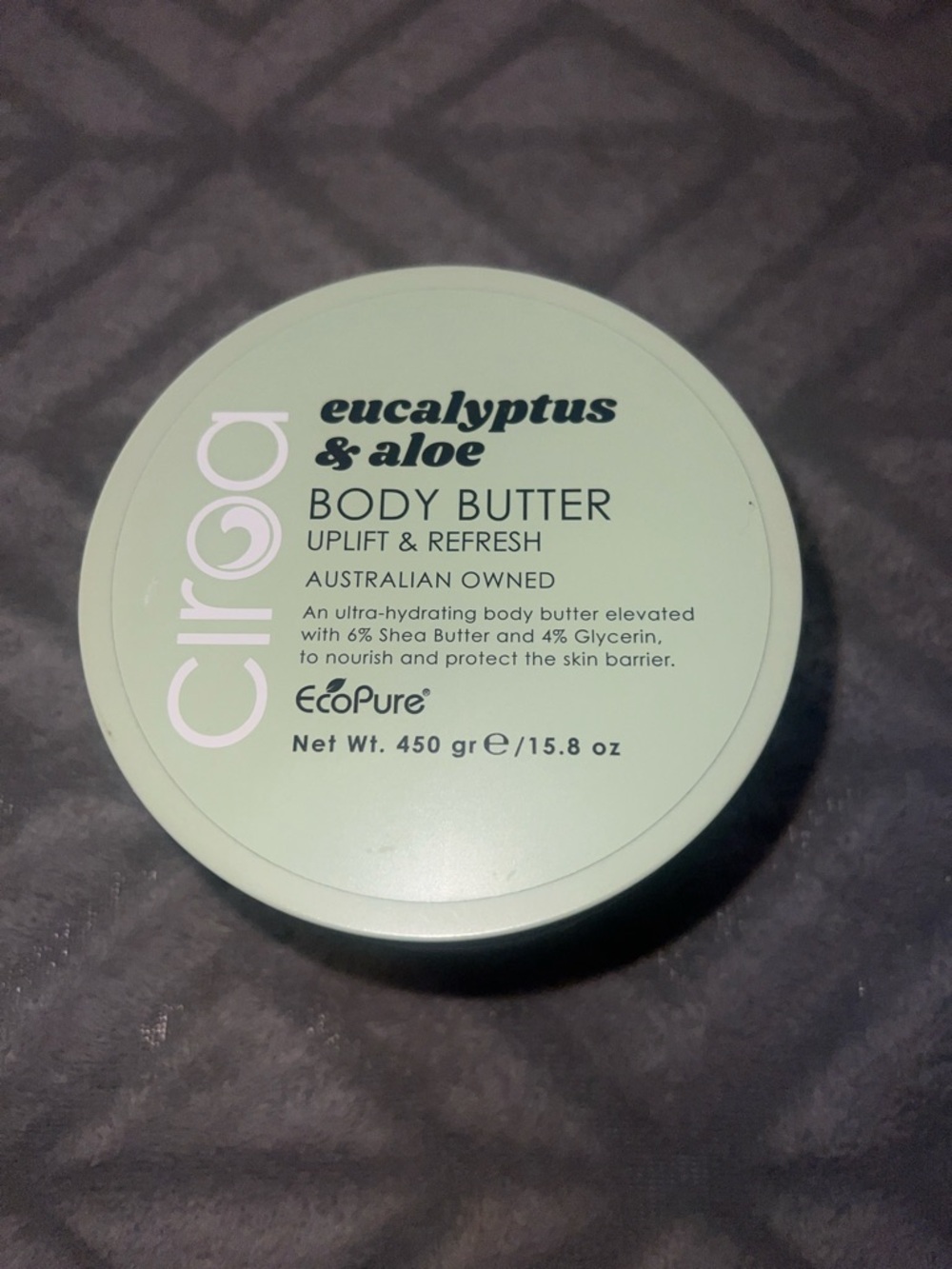 Ciroa Eucalyptus & Aloe Body Butter - Light Green